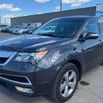 2011 Acura MDX AWD Gray SUV Front Exterior View Calgary