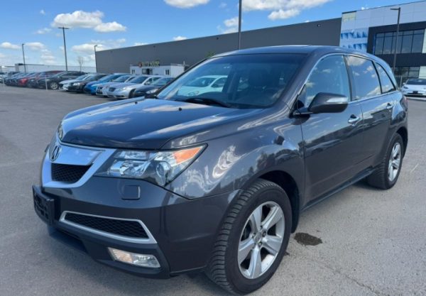 2011 Acura MDX AWD Gray SUV Front Exterior View Calgary