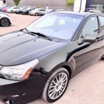 2010 Ford Focus SES Black FWD Sedan Front Exterior View Calgary