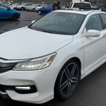 2017 Honda Accord Sedan White FWD Front Exterior View Calgary