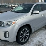 2014 Kia Sorento FWD Silver SUV Front Exterior View Calgary