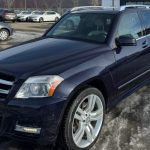 2011 Mercedes-Benz GLK350 AWD Black SUV Front Exterior View Calgary