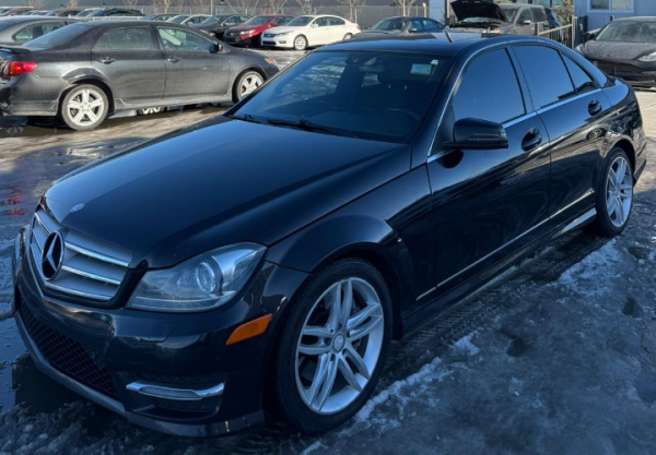 2013 Mercedes-Benz C300 4MATIC front view in Calgary