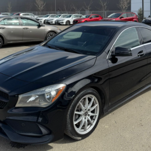 2017 Mercedes-Benz CLA 250 4MATIC front view in Calgary