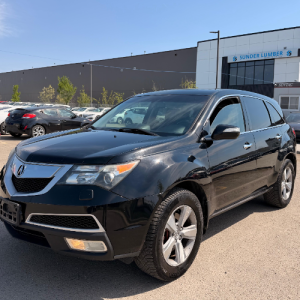 2011 Acura MDX AWD black luxury SUV for sale in Calgary Alberta