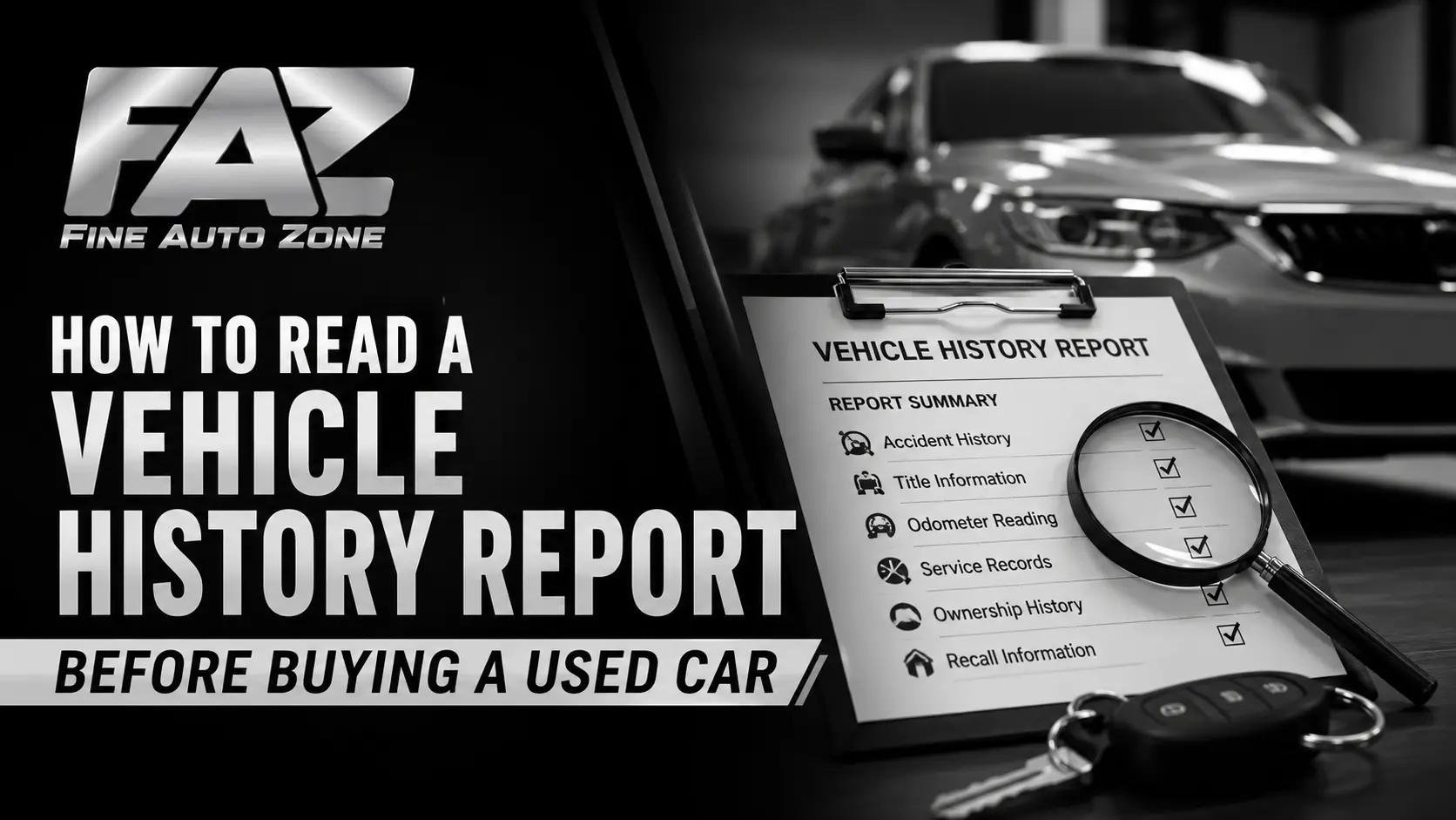 How to Read a Vehicle History Report Before Buying a Used Car