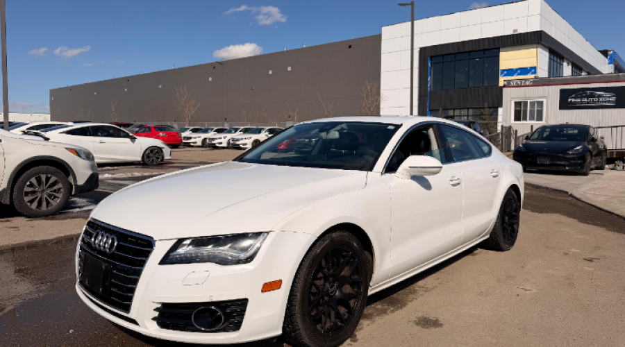 2013 Audi A7 3.0 Premium AWD front view in Calgary